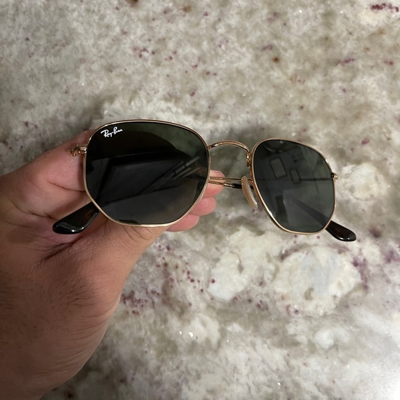 RayBan Hexagonal RB 3548-N Sunglasses - Picture 4 of 12